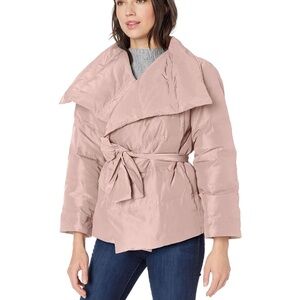 Lark & Ro Women's Blush Belted Puffer Jacket